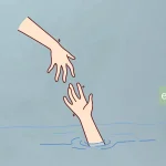 Hend support. Jesus Christ is Love